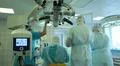 Operation. Surgical table. implantation Photo