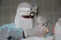 Operation. Surgical table. implantation Photo