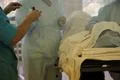 Operation. Surgical table. implantation Photo