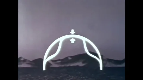 Operation Teapot nuclear tests in the Nevada desert in 1955. Stock Footage 83136083