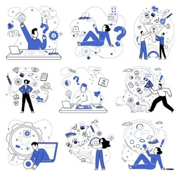 Operational efficiency. Development is fertile soil where roots operational.. Stock Illustration