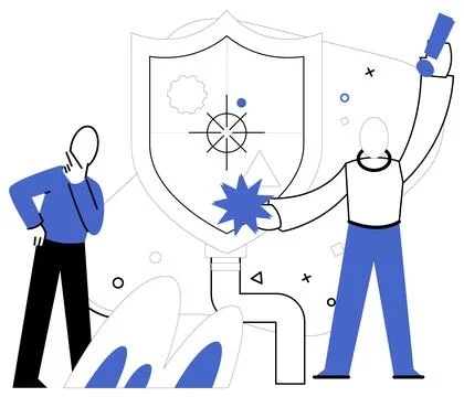 Operational efficiency. Effectiveness is magic wand transforming operationa.. Stock Illustration