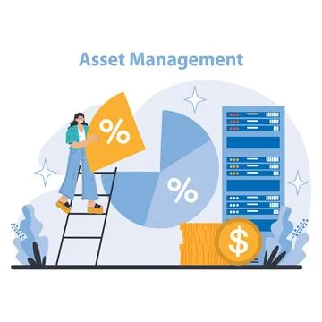 Operational processes and technologies concept. Flat vector illustration. Stock Illustration