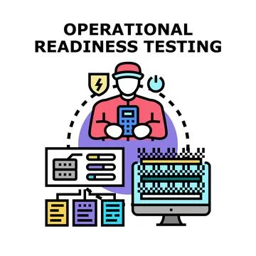 Operational readiness testing of system infrastructure イラスト素材