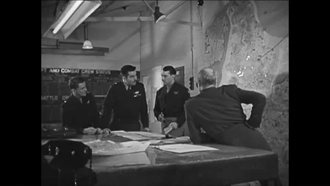 Operations of the Combat Wing are shown. Stock Footage 89629020