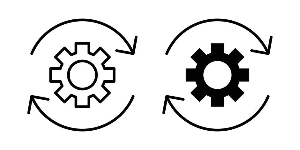 Operations icon vector editable eps10 Stock Illustration