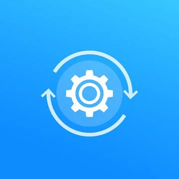 Operations icon, vector graphic Stock Illustration