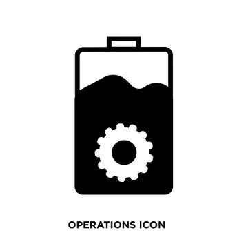 Operations icon vector Stock Illustration