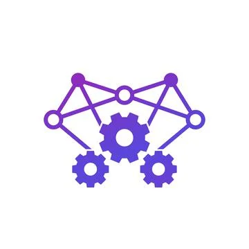 Operations icon on white, vector Stock Illustration