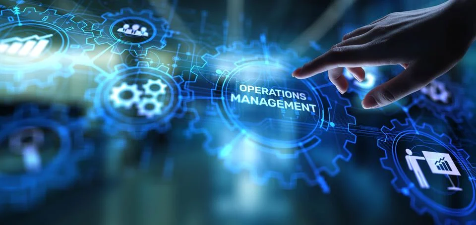 Operations Management Concept: Optimizing Processes for Business Efficiency. Stock Photos