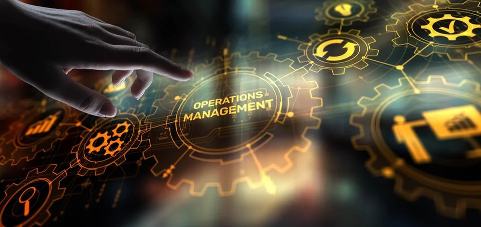 Operations Management Concept: Optimizing Processes for Business Efficiency. Stock Photos