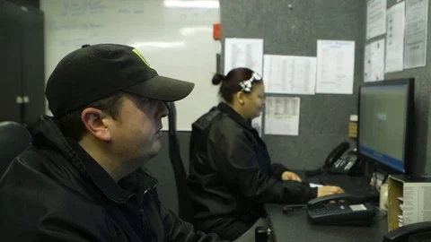 Operator Answering Radio Stock-Footage 114955166