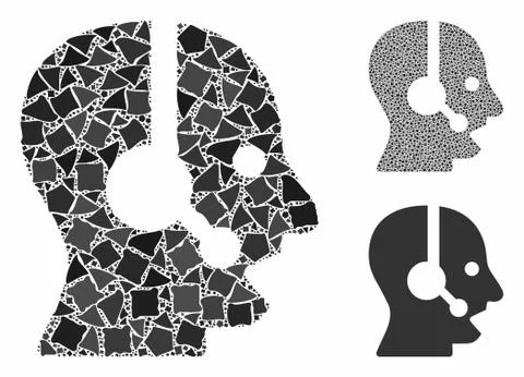 Operator Composition Icon of Tremulant Elements Illustrazione stock