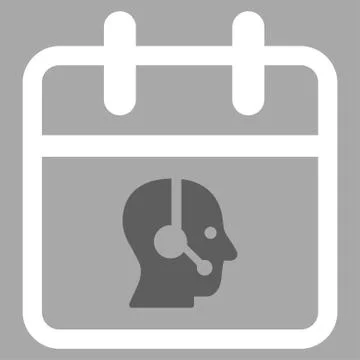 Operator Date Icon Stock Illustration