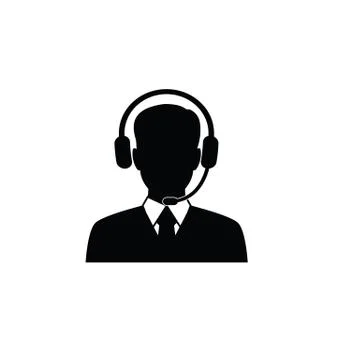 Operator icon. call center service icon Stock Illustration