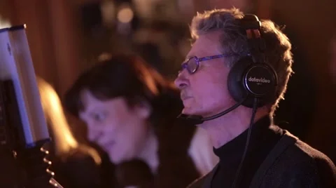 Operator on the set Stock Footage 60119753