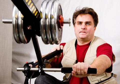 Operator work with tv-crane Stock Photos