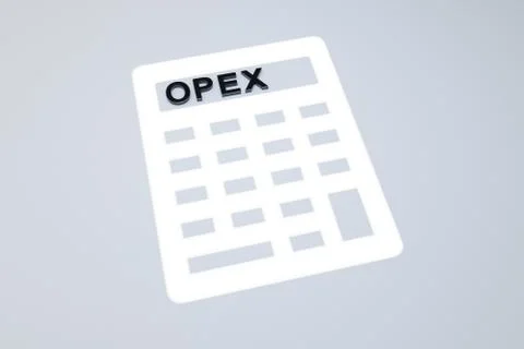 OPEX sunlight concept 3D render illustration Stock Illustration