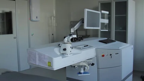 Ophthalmological laser mel 90  Stock Footage 81833794