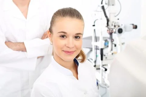Ophthalmologist. Stock-Fotos