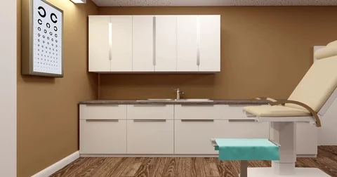 Ophthalmologist's office 스톡 동영상 75797512