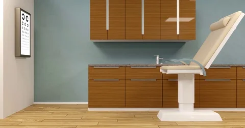 Ophthalmologist's office 스톡 동영상 75797727