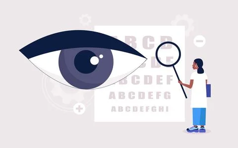 Ophthalmology Stock Illustration