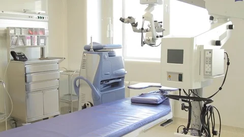 Ophthalmology surgery room  Stock Footage 81834128