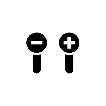 Ophthalmology Test, Dioptre Eyesight Solid Flat Vector Icon Isolated on Whi.. Illustrazione stock