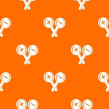 Ophthalmology test pattern orange Stock Illustration