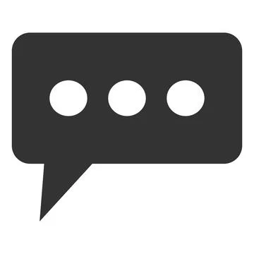 Opinion Cloud Vector Icon Flat Illustration 스톡 일러스트