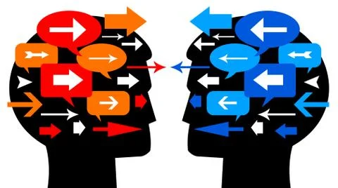 Opinion communication Stock Illustration