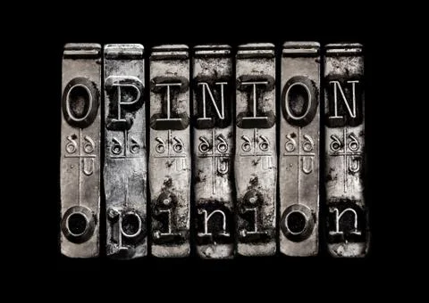 Opinion concept Stock Photos