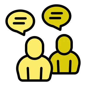 Opinion leader icon vector flat Stock Illustration