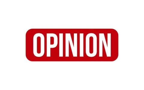 Opinion Rubber Stamp Seal Vector Stock Illustration