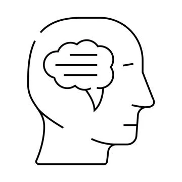 Opinion testimonial line icon vector illustration 스톡 일러스트