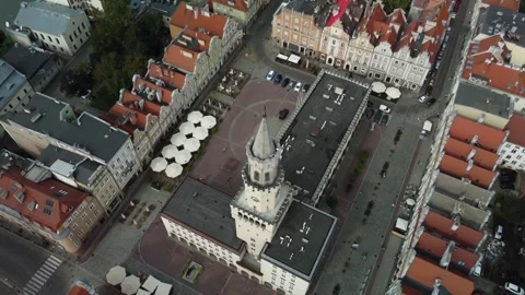 Opole city from drone point of view 库存影片 262985742