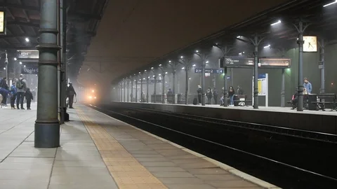 Opole main station Stock Footage 119475566