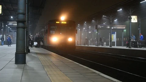 Opole main station Stock Footage 119475666