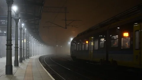Opole main station Stock Footage 119475671
