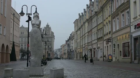 Opole in a winter day 스톡 동영상 83047113