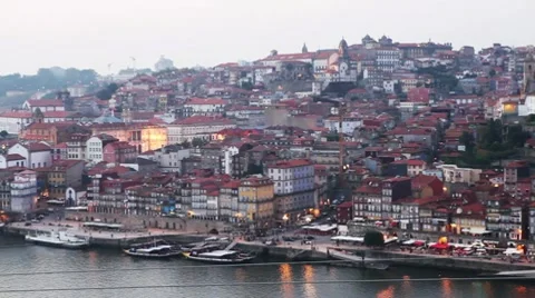 Oporto dock Stock Footage 8789377