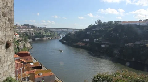 Oporto - River Stock Footage 40592346