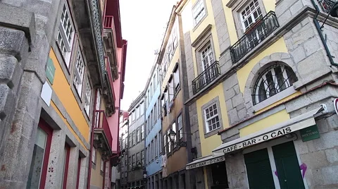 Oporto street view. Video stock 62377048