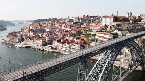 Oporto's bridge02 Stock Footage 8794117
