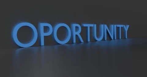 Oportunity Word Stock-Illustration