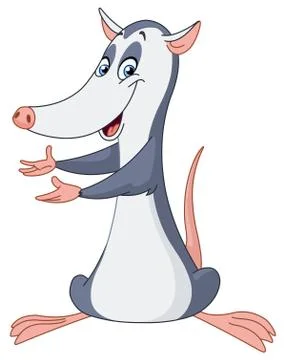 Opossum Stock Illustration