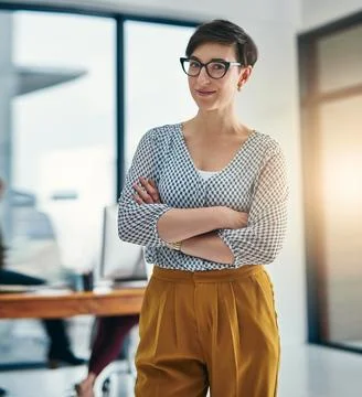Opportunities just keep rolling in for me. Portrait of a confident young Stock Photos