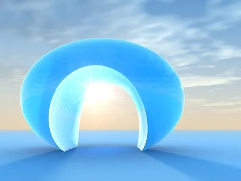 Opportunity doorway 스톡 일러스트