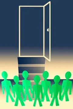 Opportunity open, concept Stock Photos